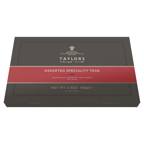 Taylors of Harrogate Assorted Speciality Teas Selection Gift Box - 48 pcs